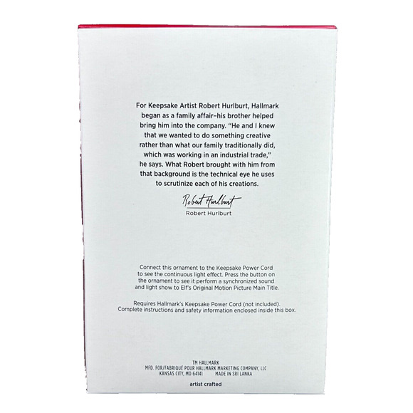 Hallmark CRAZY CHRISTMAS CHEER Elf Magic Keepsake Ornament 2023‎ Light Sound NIB - Picture 4 of 7